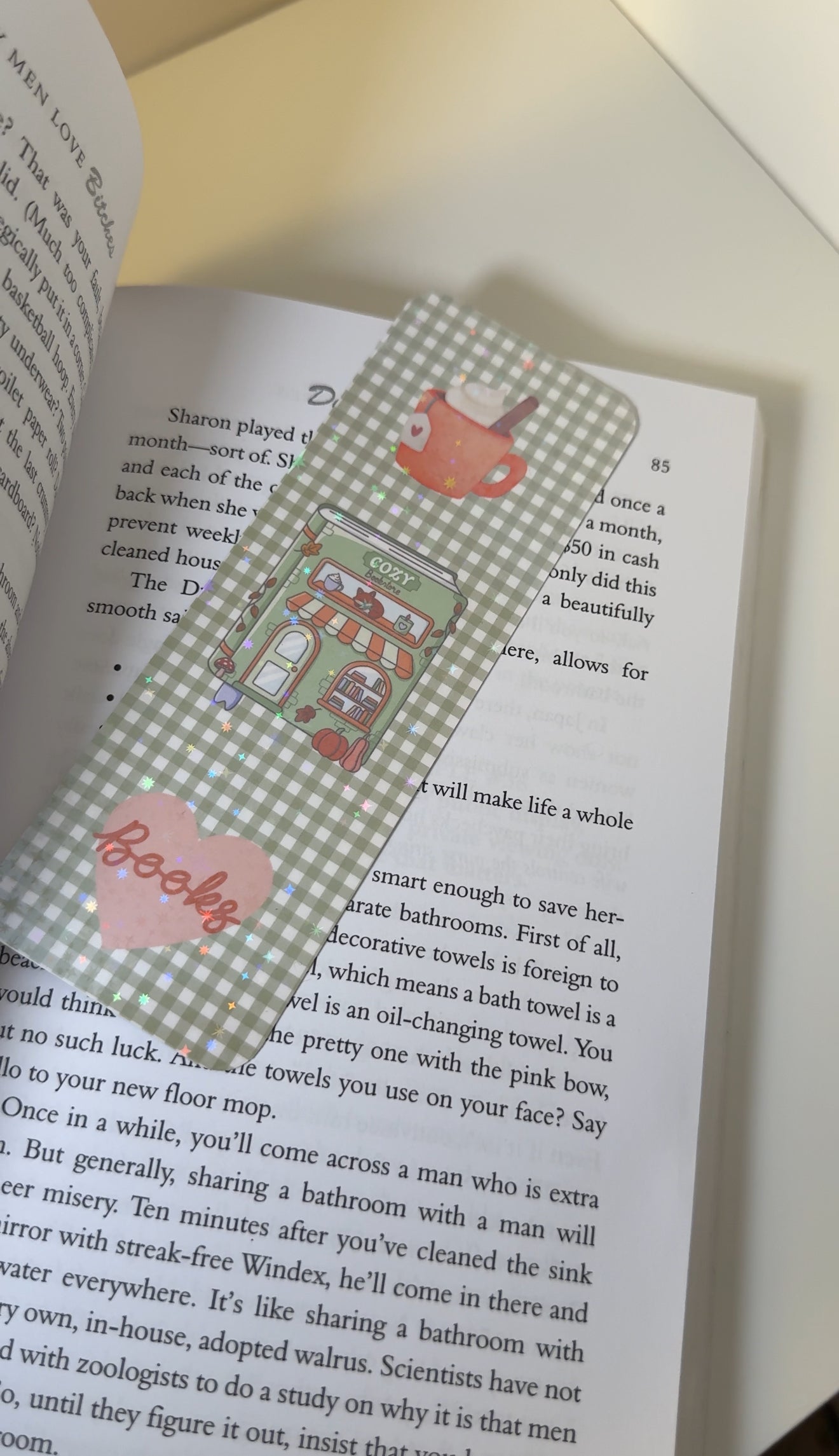 Cozy Reads Laminated Bookmarks πβ¨