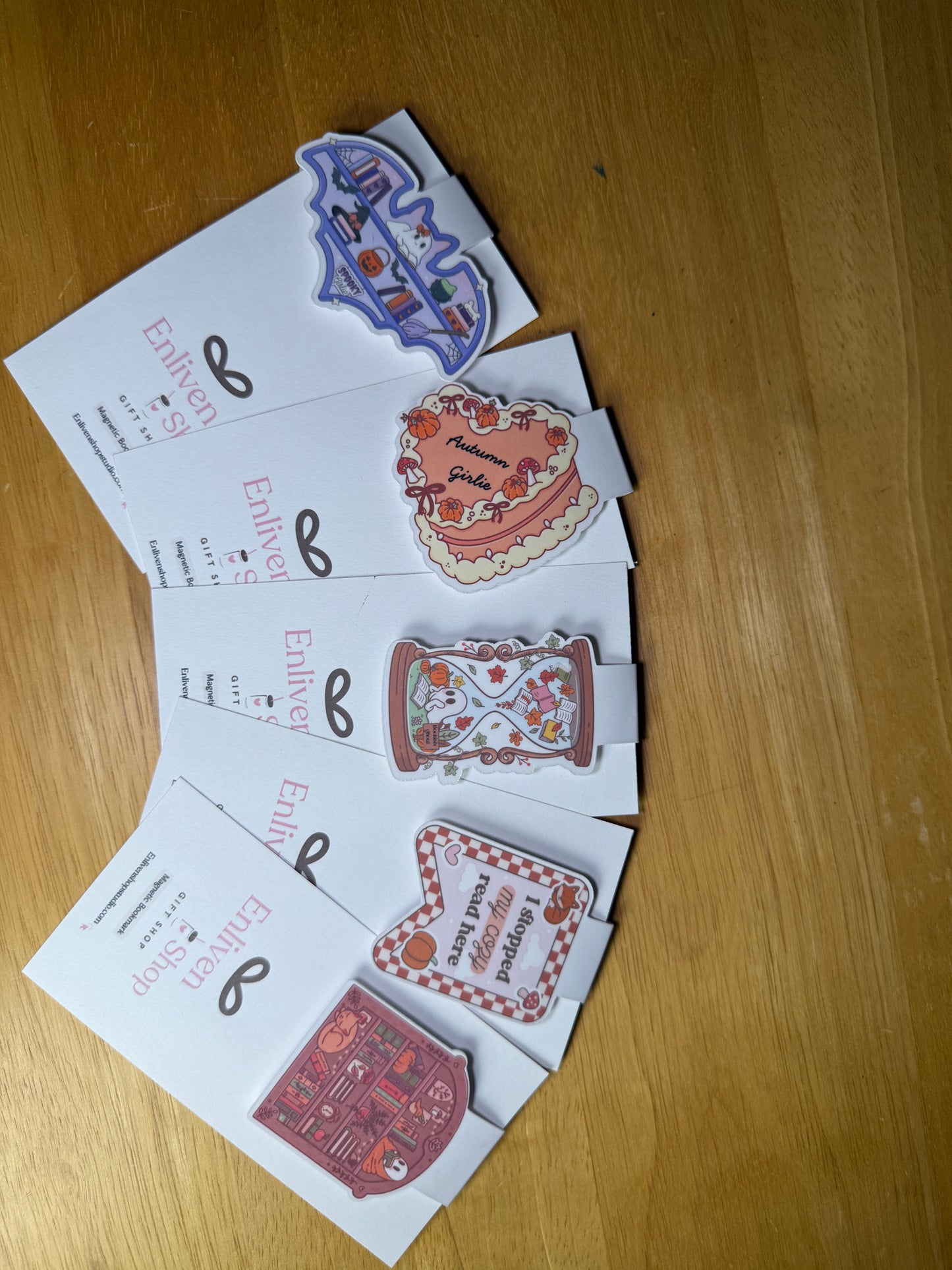 Cozy Reads Magnetic Bookmarks ππ